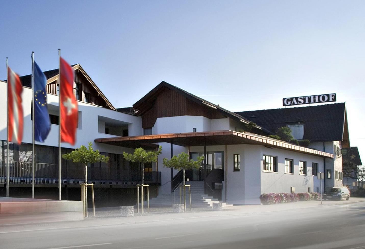 Hotel Gasthof Kroenele Lustenau Exterior foto