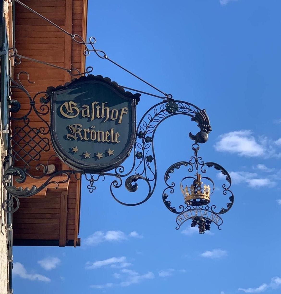 Hotel Gasthof Kroenele Lustenau Exterior foto